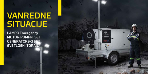 Samousisna pumpa, generator, kompresor i svetlosni toranj