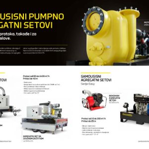 Samousisna pumpa, generator, kompresor i svetlosni toranj