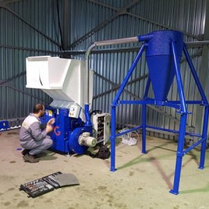 mlin za mlevenje plastike